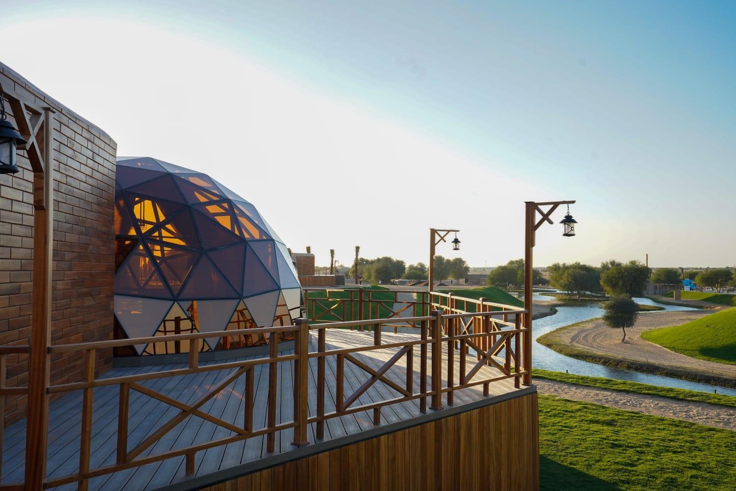 Al Marmoom Oasis Luxury Experiential Desert Resort 迪拜 外观 照片